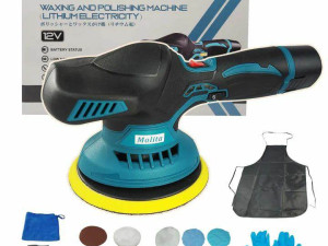 Polirka bežična 2x baterije Mašina za poliranje / polir