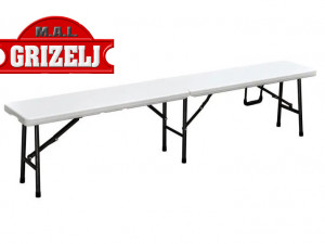 KLUPA KLUPE VRTNA  PVC Derby 180cm