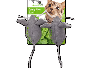 Igračka za mačke Mice Green Rush 2/1 AFP