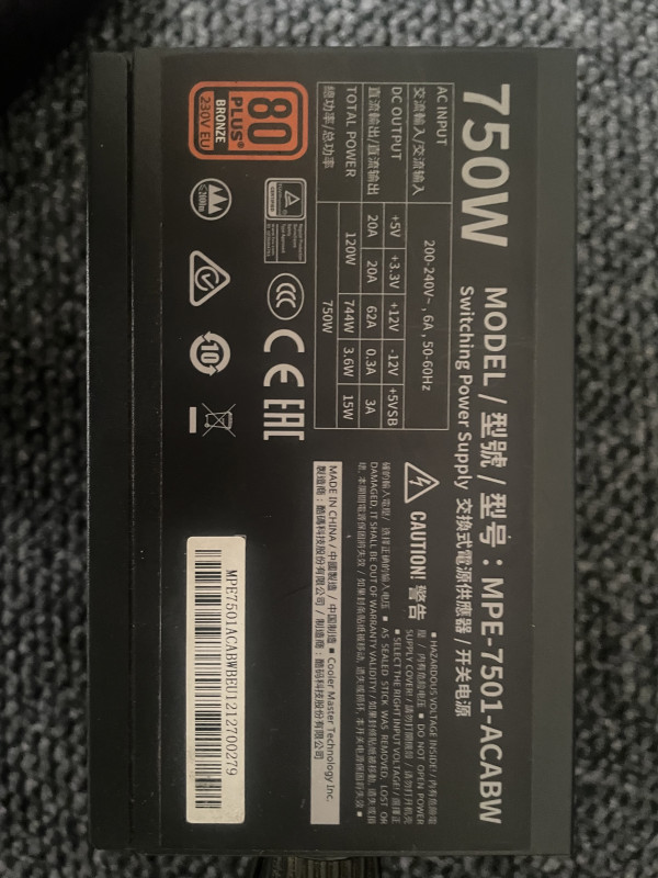 Cooler Master PSU napojna 700W