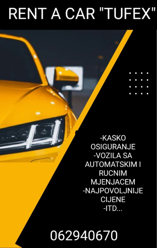 Rent a car Zivinice Tuzla Aerodrom