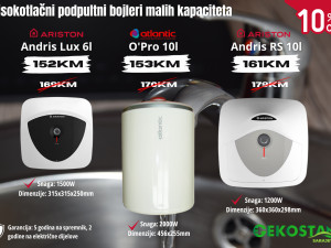 Kuhinjski bojler/bojleri Atlantic i Ariston 10l i 6l /AKCIJA -10%