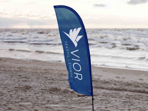 Beach flag zastava 200 x 50 cm