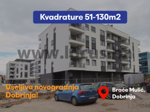 LOCUS prodaje: NOVOGRADNJA DOBRINJA! Stan 51-130m2.