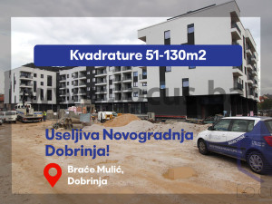 LOCUS prodaje: NOVOGRADNJA DOBRINJA! Stan 51-130m2.