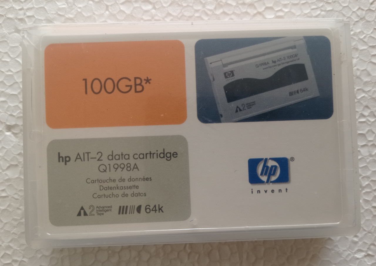 HP AIT-2 Data Cartridge Q1998A 1000GB Made in USA