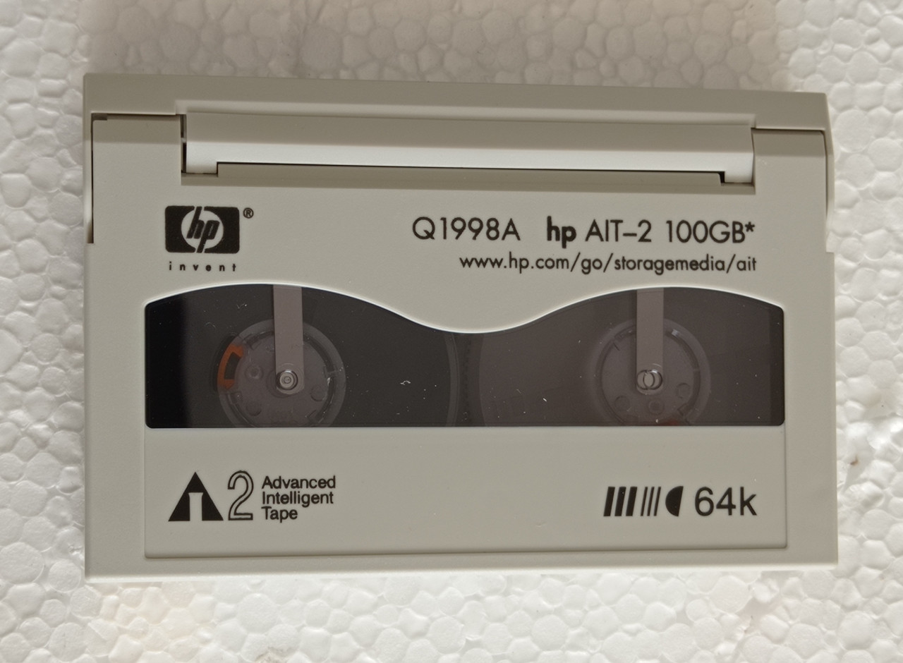 HP AIT-2 Data Cartridge Q1998A 1000GB Made in USA