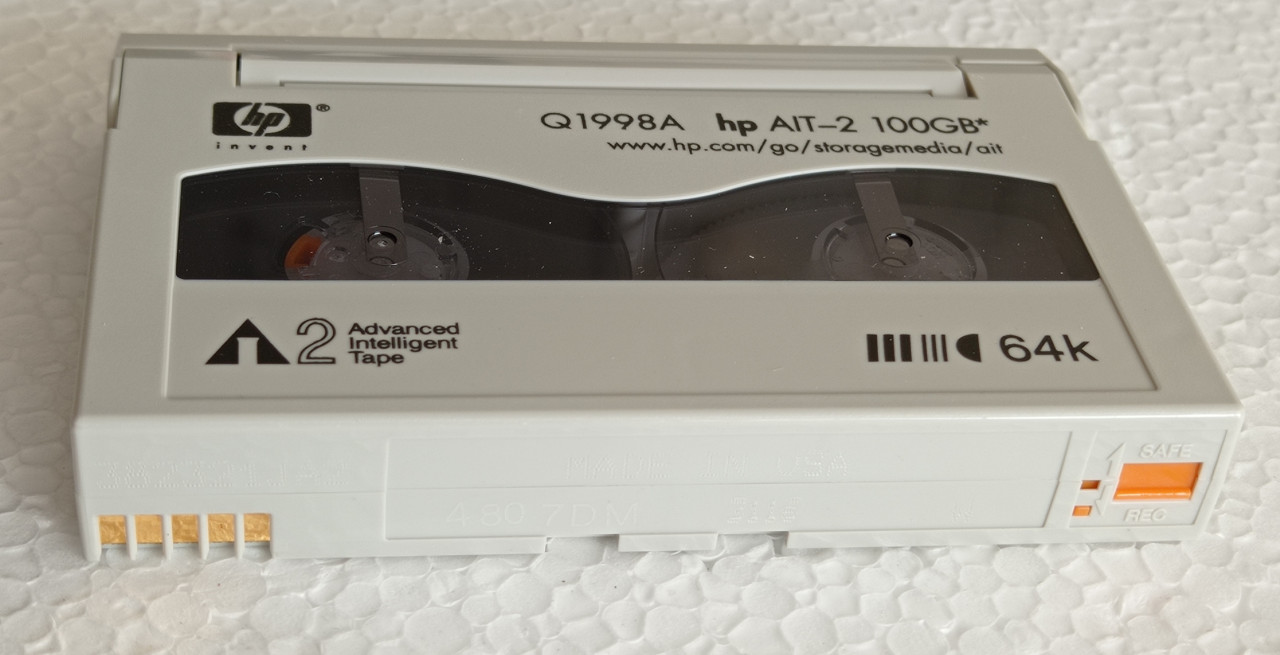 HP AIT-2 Data Cartridge Q1998A 1000GB Made in USA
