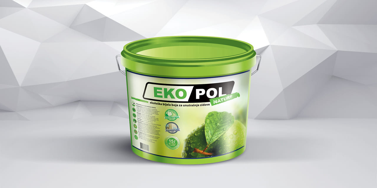 Boja za krečenje / boja za farbanje zidova EKOPOL