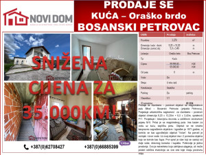 SNIŽENA CIJENA - Stamb. - posl. objekat - M-5 - B. PETROVAC