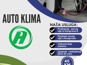 KLIMA PUNJENJE KLIME IZMJENA ULJA U KOMPRESORU