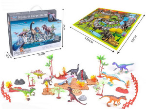 Tepih dinosaurs veliki set igračke
