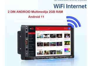 Android Auto  2 DIN GPS Multimedjia, MP3,BT 2GB RAM