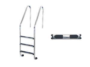 Ljestve za bazen - 3 gazišta