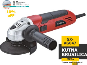 UGAONA KUTNA BRUSILICA 125MM GX-AG047 900W ISKRA