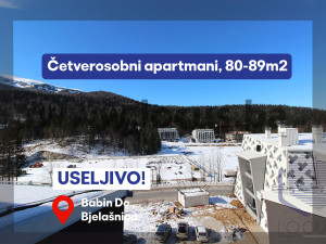 LOCUS: NOVOGRADNJA!! Četverosobni apartman, Bjelašnica. USELJIVO!