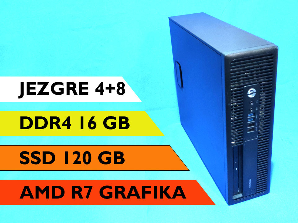 HP AMD PRO A12 QUAD CORE, 16 GB DDR4, 120 GB SSD Desktop