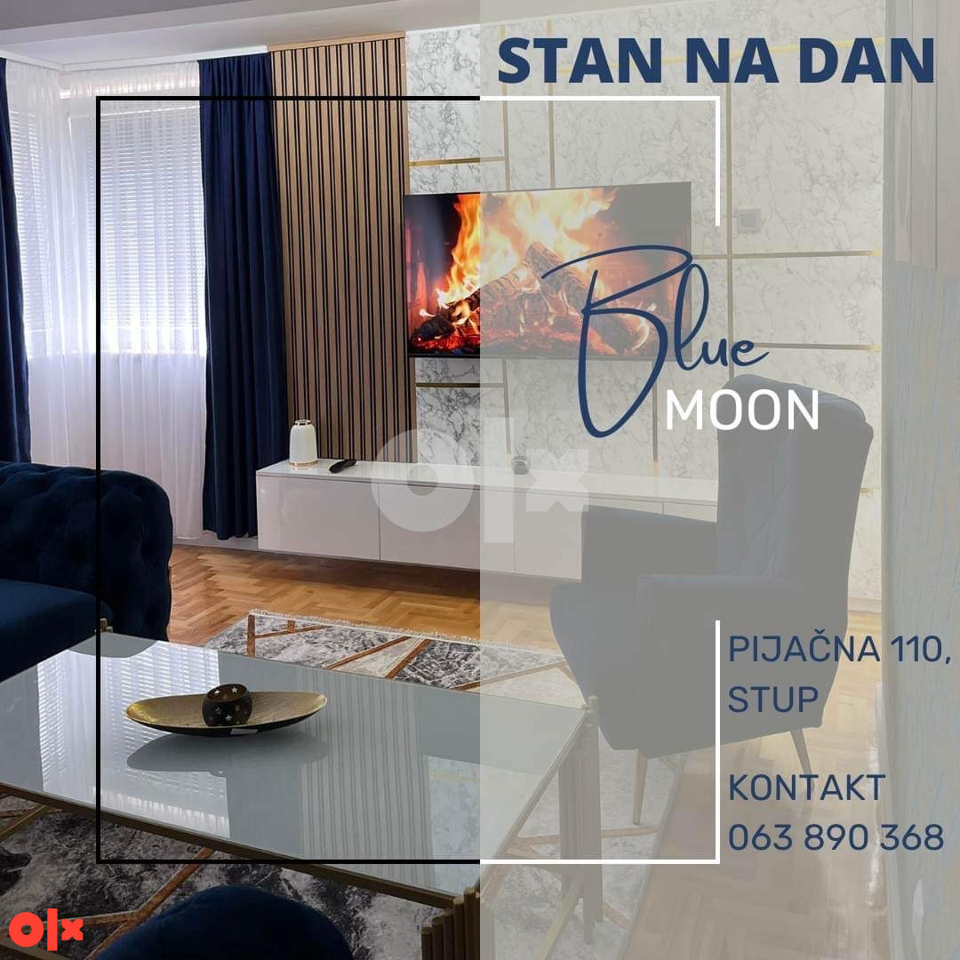 Stan na dan BLUE MOON -Sarajevo Stup. 063-890-368