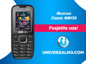 Maxcom Classic MM135 (mobitel na tipke)