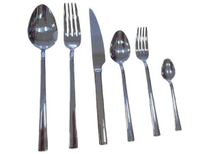 Escajg set za 6 osoba - 36 komada - srebrni