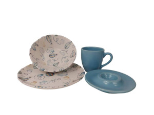 Dječji set za ručavanje 4/1  plavi,poklon za djecu