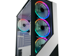 Kuciste Gaming Bijelo RGB