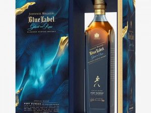 Viski Johnnie Walker Blue label Ghost and Rare