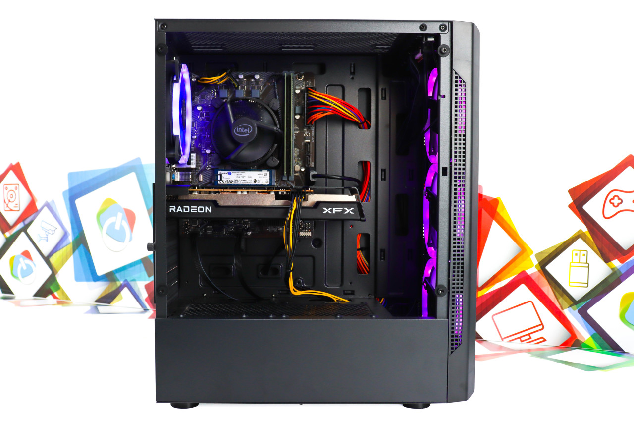 Gaming PC Ubit UB-GK03-03; i5-11400f; RX 6600 DOPER - Desktop Računari ...