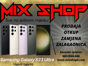 Samsung Galaxy S23 ULTRA 5G 12/512GB *Garancija*Zamjena* ds 12GB