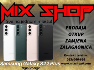 Samsung Galaxy S22 PLUS 5G 256GB *Garancija*Zamjena*