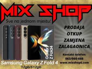Samsung Galaxy Z FOLD 4 5G 12GB/512GB Garancija*Zamjena* FOLD4 12