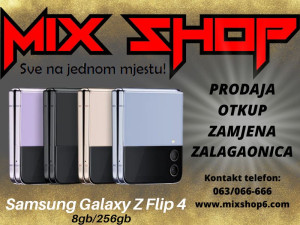 Samsung Galaxy Z FLIP 4 5G 8GB/256GB *Garancija* Zamjena* FLIP4 8