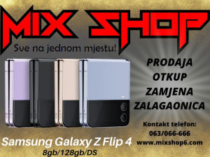 Samsung Galaxy Z FLIP 4 5G 8/128GB *Garancija*Zamjena* FLIP4 ds