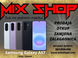 Samsung Galaxy A57 5G 8gb/256gb *Garancija*Zamjena*Razne boje*
