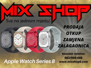 APPLE WATCH SERIES 8 41mm Aluminium Gps sat *Garancija* smart s8