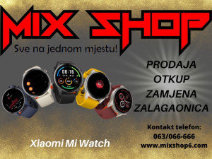 XIAOMI MI WATCH pametni sat Novo*Garancija redmi note poco smart
