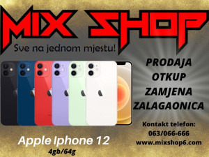 APPLE IPHONE 12 64GB *Garancija*Zamjena*Razne boje*