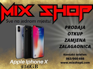 APPLE IPHONE X/10 256GB *TOP* *Garancija*Zamjena*2 Boje
