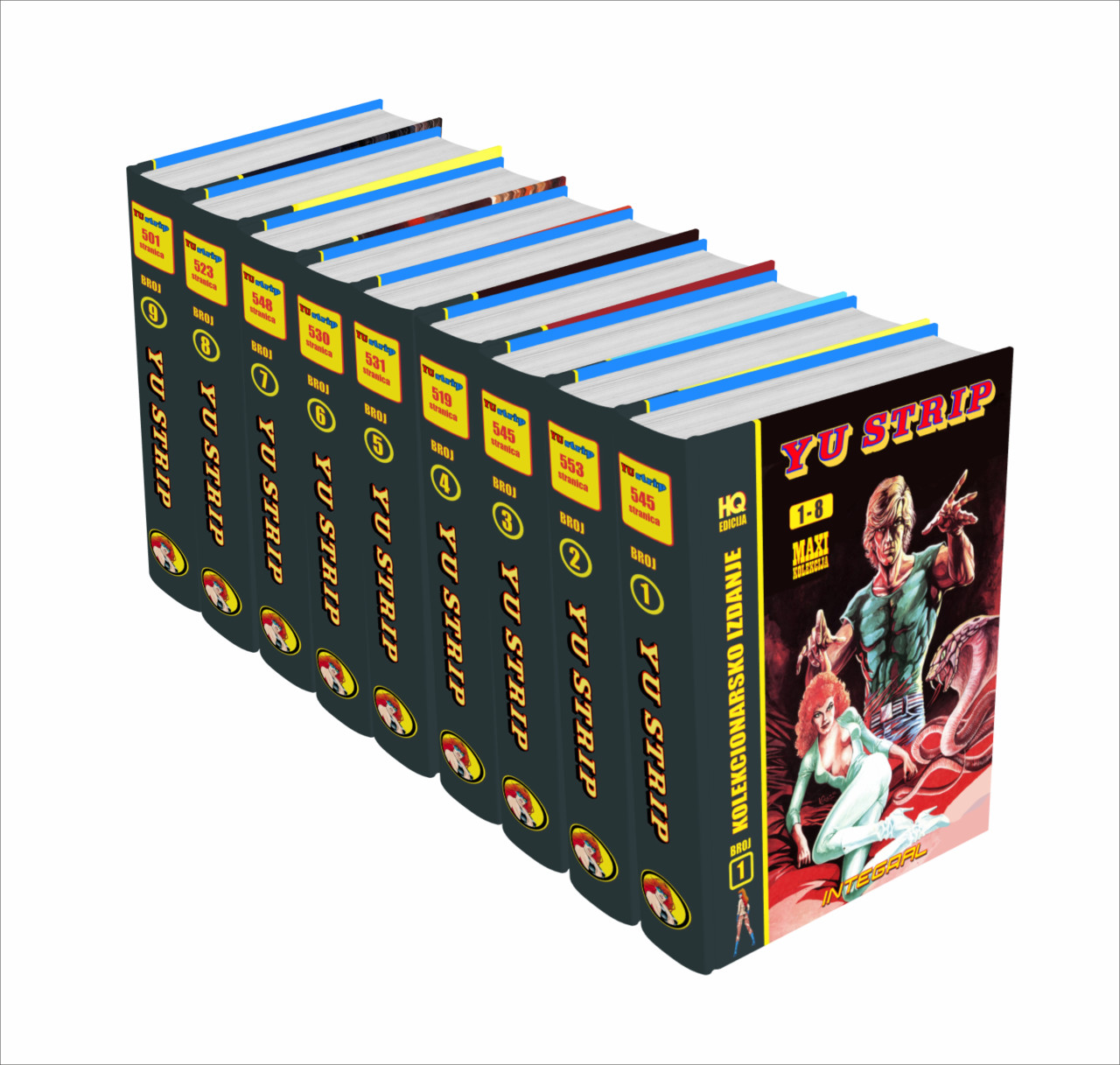 YU STRIP HC 1-9 Kompletna kolekcija