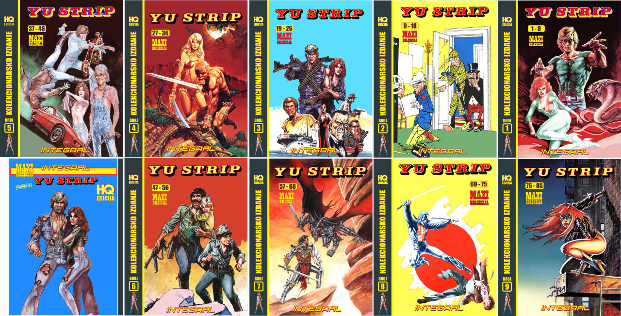 YU STRIP HC 1-9 Kompletna kolekcija