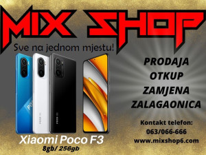 XIAOMI POCO F3 5G 8GB/256GB *Garancija*Razne boje*