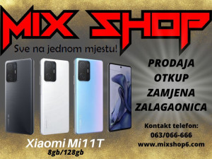XIAOMI MI 11T 5G 8GB/128GB *Garancija*Razne boje* 11-T