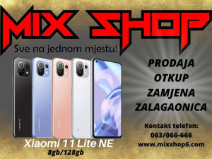 XIAOMI 11 LITE 5G NE *NOVO* 8GB/128GB *Garancija*Razne boje*mi
