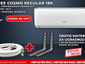 KLIMA GREE 18 KA INVERTER WIFI REGULAR -25 DOSTAVA MATERIJAL