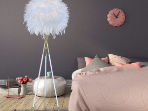 Podna lampa White Cloud