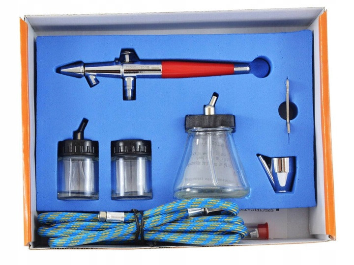 Airbrush Set 3 Dizne 0,5mm 0,8mm 1,0mm BD-168 Fengda