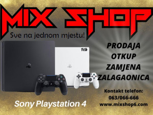 SONY PLAYSTATION 4 PS4 SLIM 1TB *Garancija*Zamjena* 1000GB 1 TB
