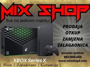 XBOX SERIES X 1TB 1000GB Novo*Garancija*Zamjena*box one
