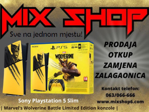 PLAYSTATION 5 PS5 SLIM Marvel's Wolverine Battle Limited Edition