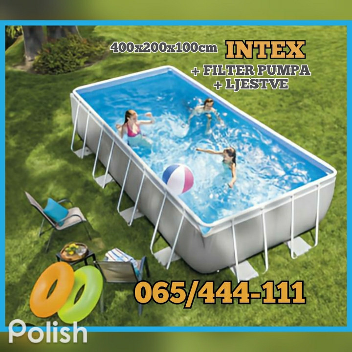Bazen INTEX 400x200x100 065/444-111 AKCIJA! Bazeni